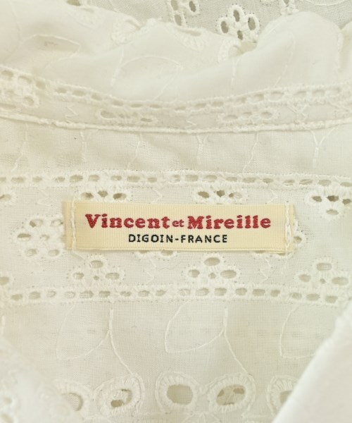 Vincent et Mireille（バンソンミレイユ）カジュアルシャツ 白 サイズ:36(S位) レディース/2200715090084