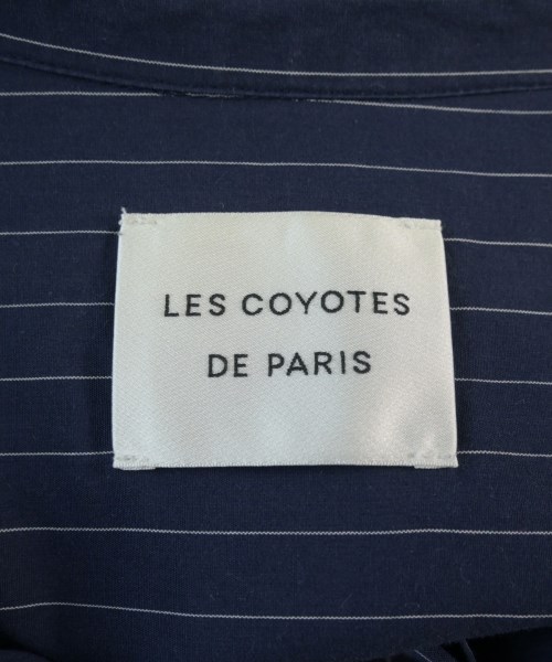 Les coyotes de Paris（レコヨーテドゥパリ）シャツワンピース 紺 サイズ:XS レディース/2200712860284
