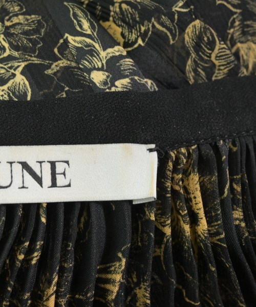 L'UNE（リュンヌ）ブラウス 黒 サイズ:F レディース/2200627337062