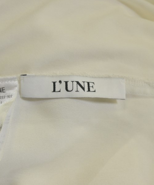 L'UNE（リュンヌ）Tシャツ・カットソー 白 サイズ:1(S位) レディース/2200637762113