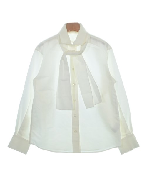 L'UNE(リュンヌ)カジュアルシャツ 白 サイズ:36(S位)/2200665088018