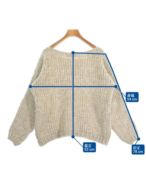 TRICOTS JEANMARC（トリコジャンマルク）ニット・セーター ベージュ サイズ:-(M位) レディース/2200658874093