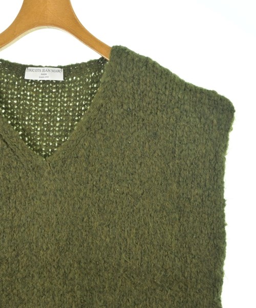 TRICOTS JEANMARC（トリコジャンマルク）ベスト カーキ サイズ:F レディース/2200646486048