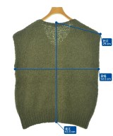 TRICOTS JEANMARC（トリコジャンマルク）ベスト カーキ サイズ:F レディース/2200646486048