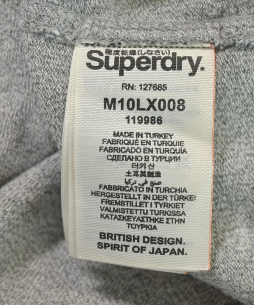 Superdry（スーパードライ）Tシャツ・カットソー グレー サイズ:M メンズ/2200676601015