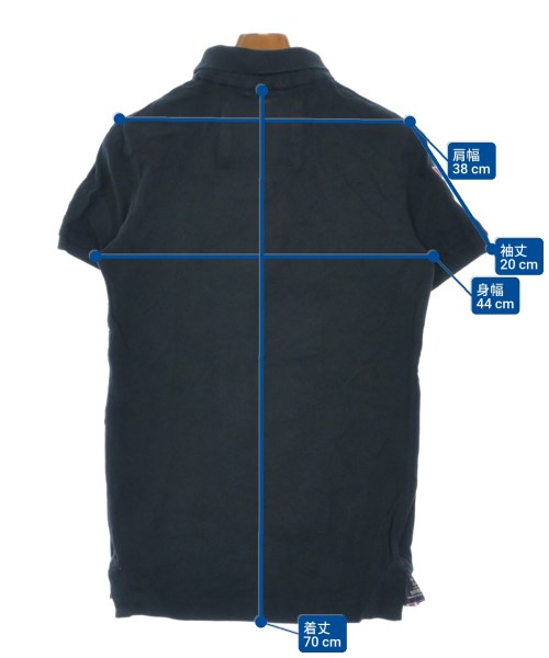 Superdry（スーパードライ）ポロシャツ 紺 サイズ:S メンズ/2200649398034