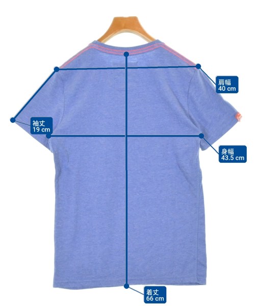 Superdry（スーパードライ）Tシャツ・カットソー 青 サイズ:S メンズ/2200716688020
