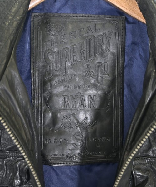 Superdry（スーパードライ）ライダース 黒 サイズ:S メンズ/2200684462011