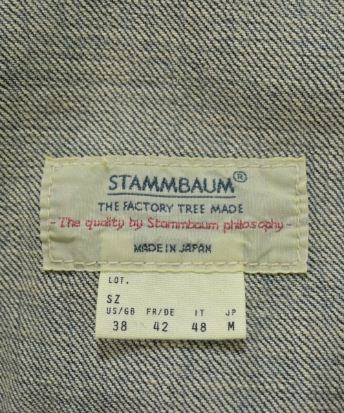 STAMMBAUM（シュタンバウム）デニムジャケット 紺 サイズ:M メンズ/2200676560015
