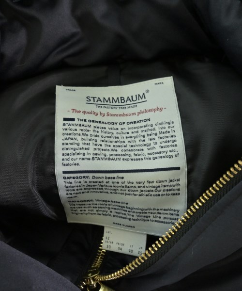 STAMMBAUM（シュタンバウム）ダウンジャケット/ダウンベスト 黒 サイズ:XS レディース/2200679263012
