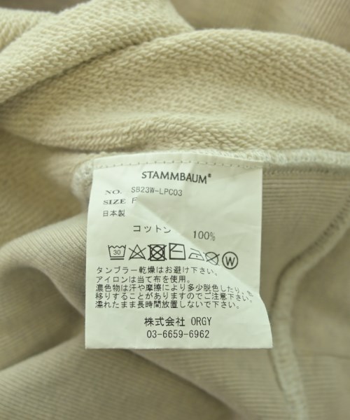 STAMMBAUM（シュタンバウム）スウェット グレー サイズ:F レディース/2200651711012