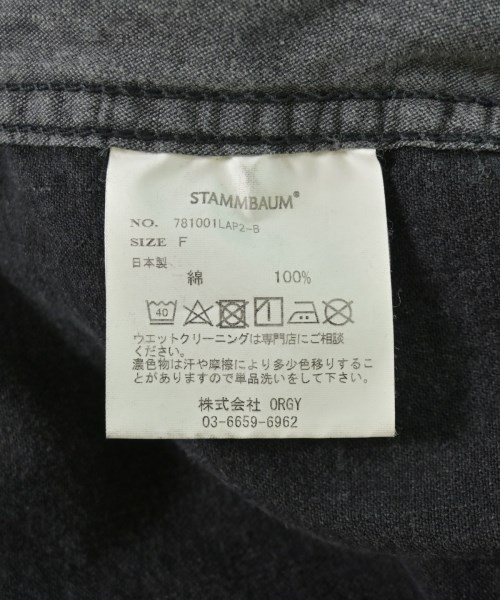 STAMMBAUM（シュタンバウム）デニムジャケット 黒 サイズ:F レディース/2200705515016