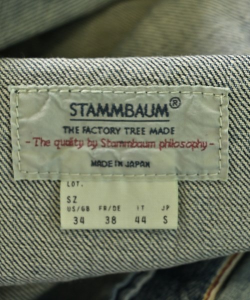 STAMMBAUM（シュタンバウム）デニムジャケット 青 サイズ:S レディース/2200709068068