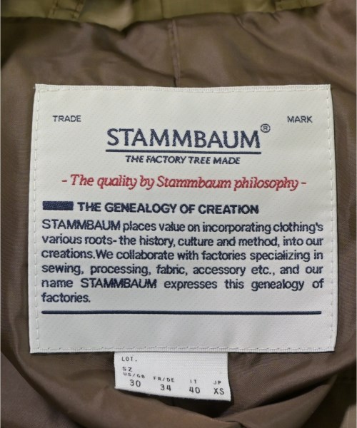 STAMMBAUM（シュタンバウム）ダウンコート 茶 サイズ:XS レディース/2200667405011