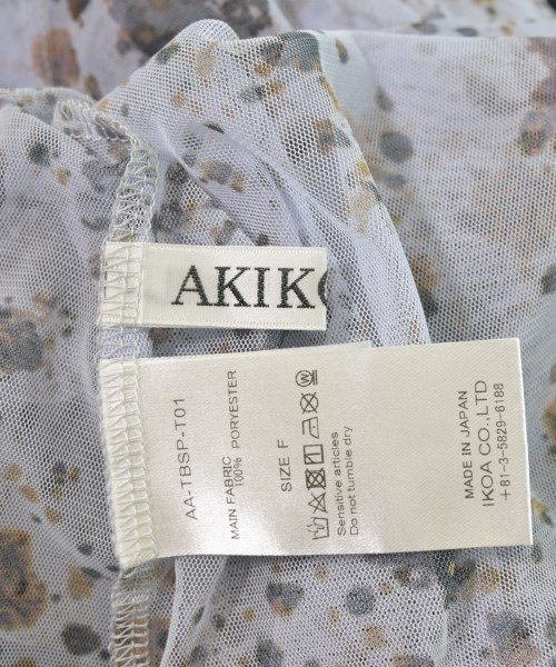 AKIKOAOKI（アキコアオキ）Tシャツ・カットソー グレー サイズ:F レディース/2200639156064