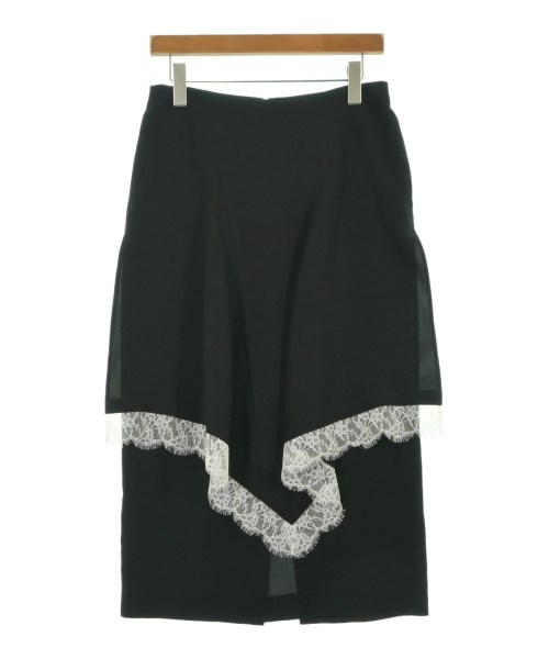 AKIKOAOKI(アキコアオキ)ロング・マキシ丈スカート 黒 サイズ:38(M位)/2200641791079