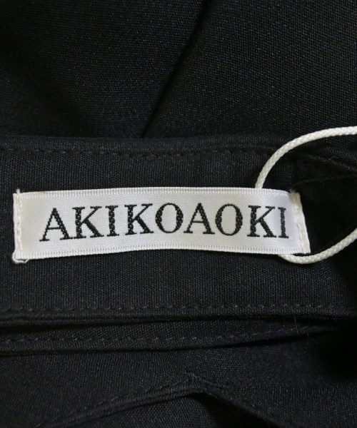 AKIKOAOKI（アキコアオキ）シャツワンピース 黒 サイズ:F レディース/2200660487137