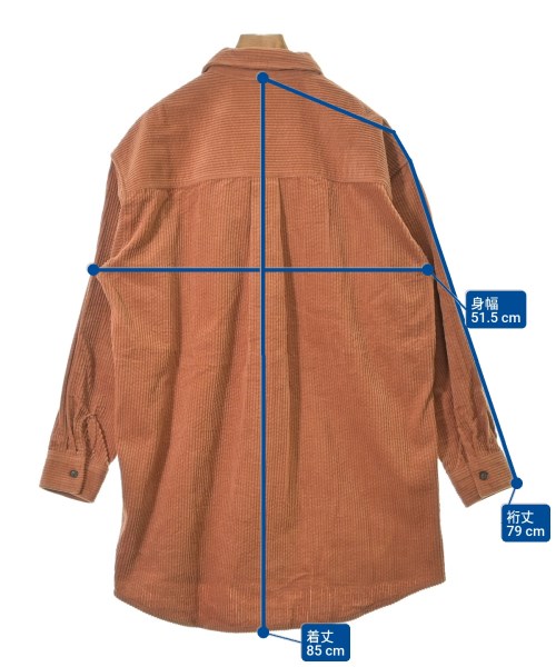 ocean pacific（オーシャンパシフィック）カジュアルシャツ オレンジ サイズ:L レディース/2200638178265