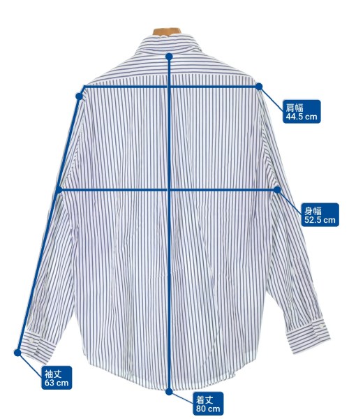 LE（エルイー）カジュアルシャツ 青 サイズ:2(M位) メンズ/2200616209059