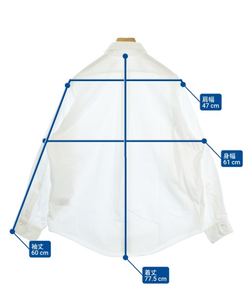 LE（エルイー）カジュアルシャツ 白 サイズ:1(M位) メンズ/2200627382055
