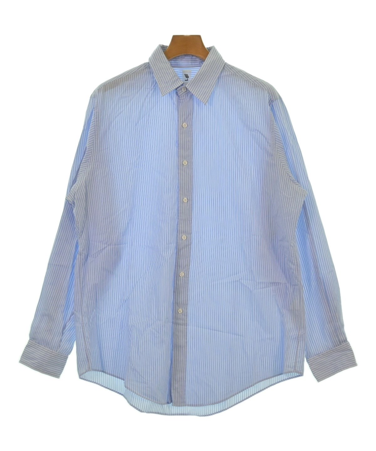 LE エルイー カジュアルシャツ メンズ 【古着】【中古】 LE（エルイー）カジュアルシャツ 青 サイズ:2(M位) メンズ