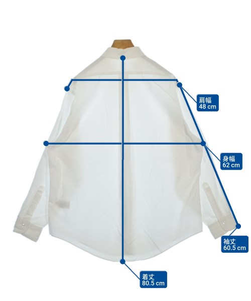 LE（エルイー）カジュアルシャツ 白 サイズ:EXWIDE2(XL位) メンズ/2200658793066