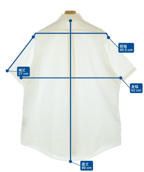 LE（エルイー）カジュアルシャツ 白 サイズ:M メンズ/2200647421048