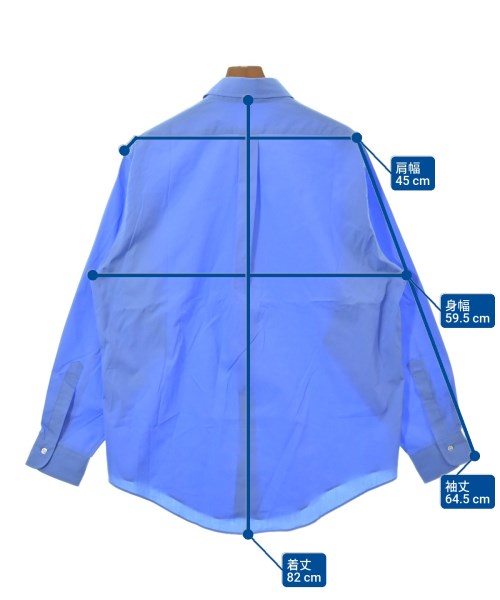 LE（エルイー）カジュアルシャツ 青 サイズ:2(M位) メンズ/2200659172020