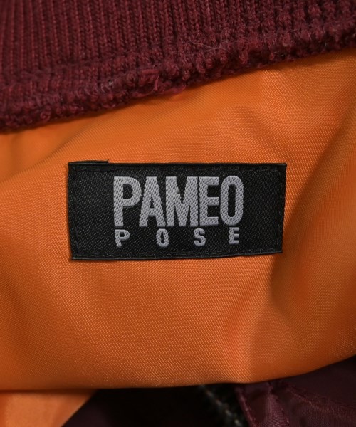 PAMEO POSE（パメオポーズ）ミリタリーブルゾン 赤 サイズ:F レディース/2200634462016