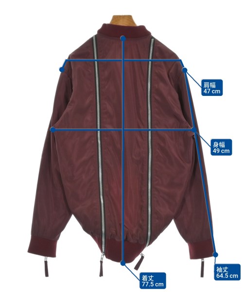 PAMEO POSE（パメオポーズ）ミリタリーブルゾン 赤 サイズ:F レディース/2200634462016