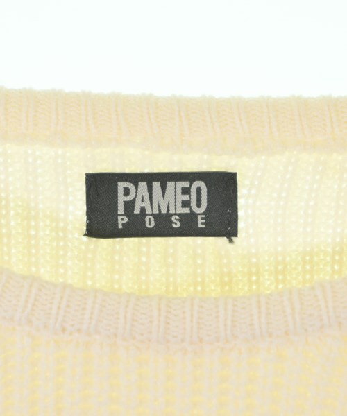 PAMEO POSE（パメオポーズ）ニット・セーター 白 サイズ:F レディース