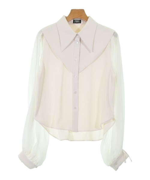 PAMEO POSE(パメオポーズ)カジュアルシャツ 白 サイズ:F/2200672911170