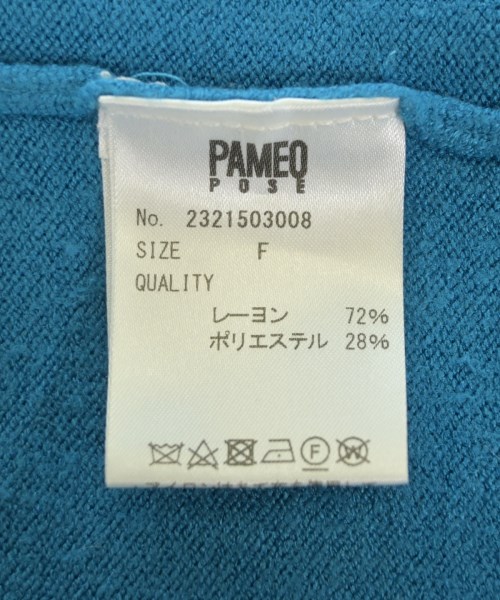 PAMEO POSE（パメオポーズ）ワンピース 青 サイズ:F レディース/2200721245065
