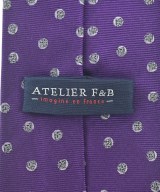 ATELIER F&B（アトリエエフアンドビー）ネクタイ 紫 サイズ:- メンズ/2200632135035