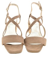 GRISE（グリーズ）サンダル 茶 サイズ:M(23.5cm位) レディース/2200627192234