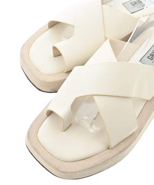 GRISE（グリーズ）サンダル 白 サイズ:L(24.5cm位) レディース/2200673842190