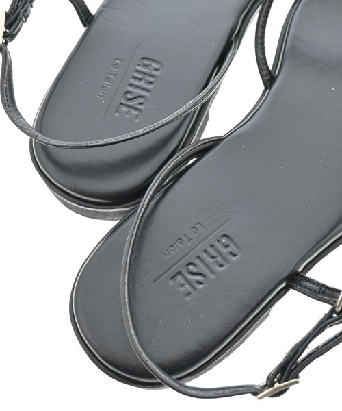 GRISE（グリーズ）サンダル 黒 サイズ:M(23.5cm位) レディース/2200698055049