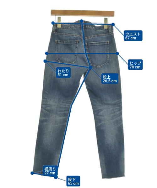 Healthy DENIM（ヘルシーデニム）デニムパンツ 青 サイズ:22(XS位) レディース/2200630084038