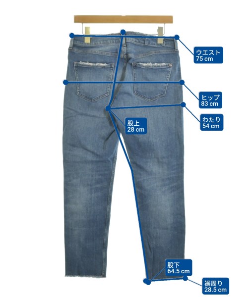 Healthy DENIM（ヘルシーデニム）デニムパンツ 青 サイズ:26(M位) レディース/2200628741080