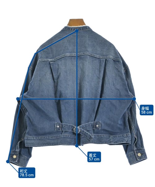 Healthy DENIM（ヘルシーデニム）デニムジャケット 青 サイズ:1(S位) レディース/2200635471017