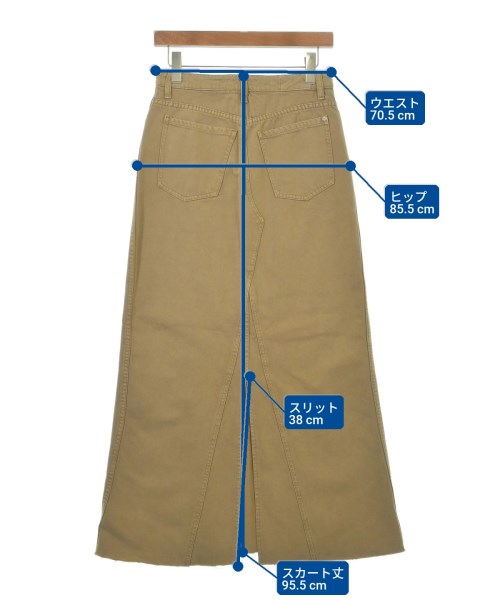 Healthy DENIM（ヘルシーデニム）ロング・マキシ丈スカート ベージュ サイズ:M レディース/2200644326049