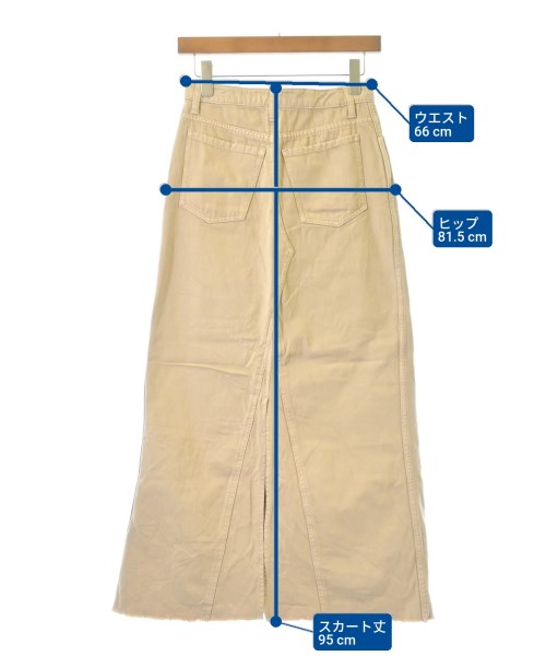 Healthy DENIM（ヘルシーデニム）ロング・マキシ丈スカート ベージュ サイズ:S レディース/2200614050080