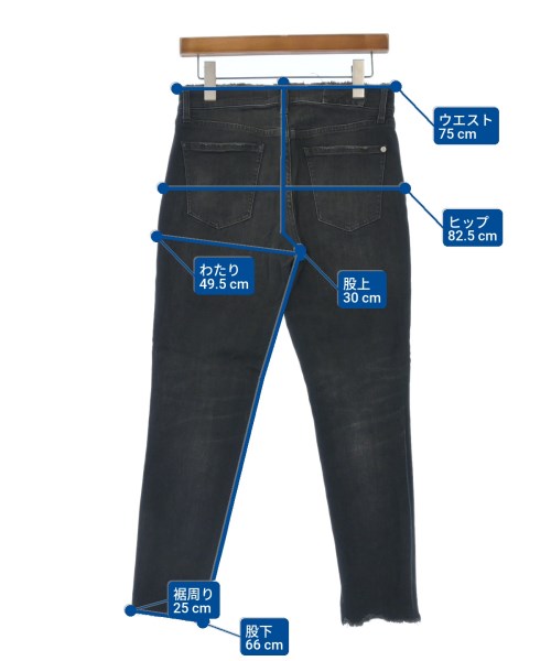 Healthy DENIM（ヘルシーデニム）デニムパンツ 黒 サイズ:24(S位) レディース/2200616416051