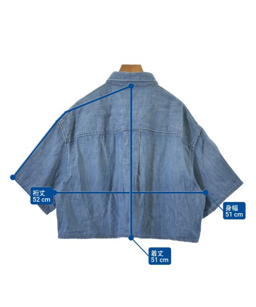 Healthy DENIM（ヘルシーデニム）カジュアルシャツ 青 サイズ:1(S位) レディース/2200615753072