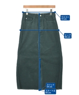 Healthy DENIM（ヘルシーデニム）ロング・マキシ丈スカート 緑 サイズ:1(S位) レディース/2200605694101