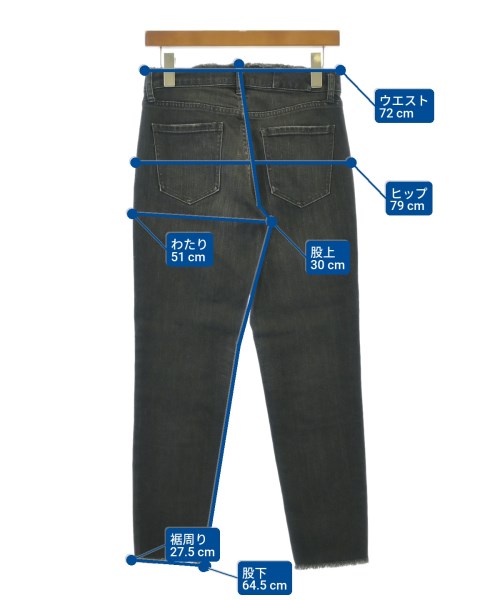 Healthy DENIM（ヘルシーデニム）デニムパンツ 黒 サイズ:23(XS位) レディース/2200614012057