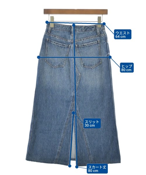 Healthy DENIM（ヘルシーデニム）ロング・マキシ丈スカート 青 サイズ:XS レディース/2200669303049