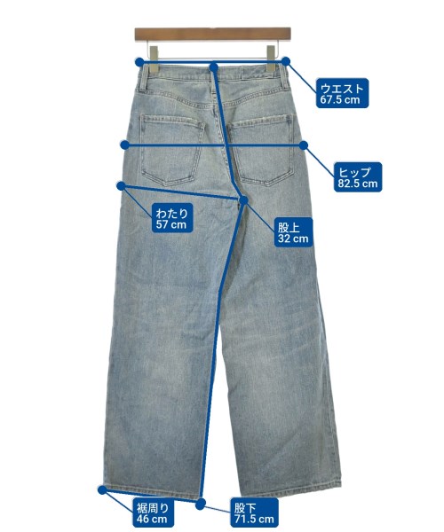 Healthy DENIM（ヘルシーデニム）デニムパンツ 青 サイズ:22(XS位) レディース/2200688074098