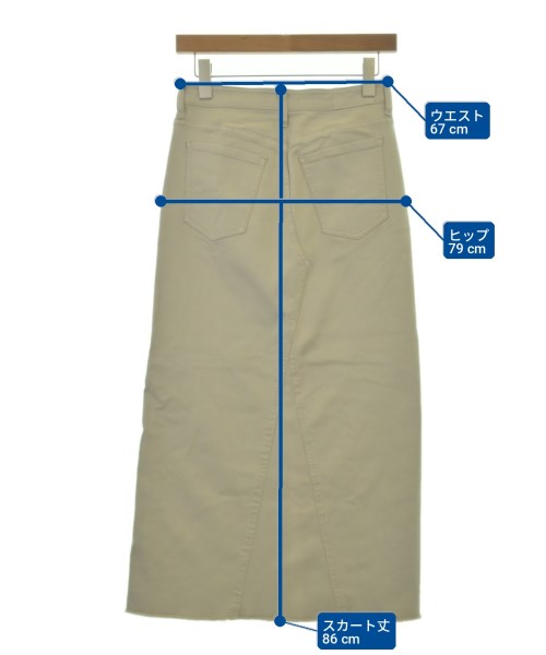 Healthy DENIM（ヘルシーデニム）ロング・マキシ丈スカート ベージュ サイズ:0(XS位) レディース/2200708851074