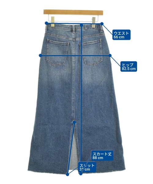 Healthy DENIM（ヘルシーデニム）ロング・マキシ丈スカート 青 サイズ:0(XS位) レディース/2200646328027